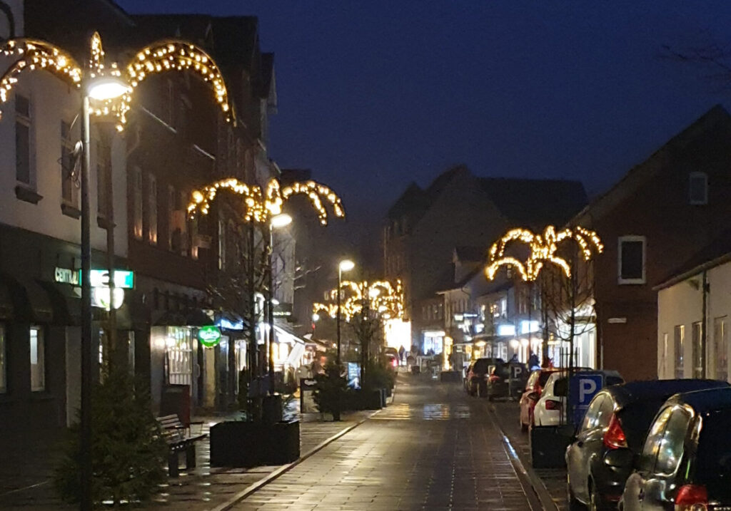 Julebelysning, Søndergade i Hadsten